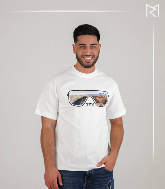 YVN | Thru Our Glasses Tee White Color