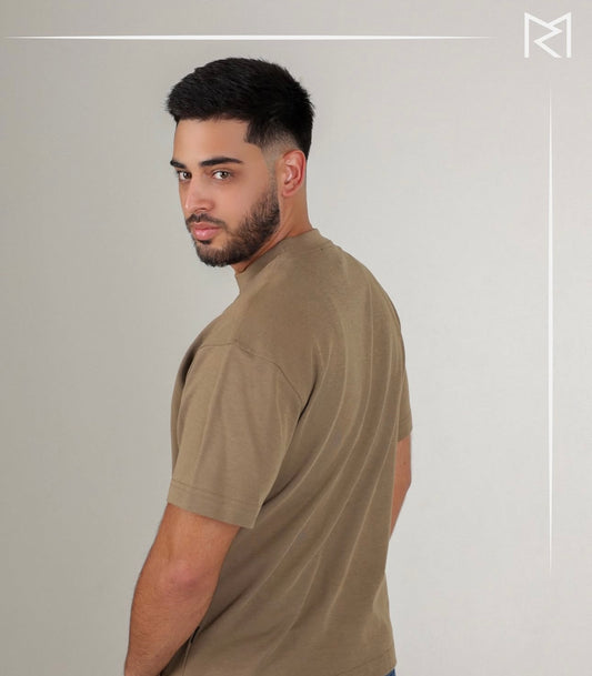 YVN | Thru Our Glasses Tee Brown Color