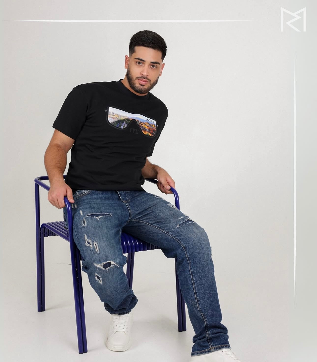 YVN | Thru Our Glasses Tee Black Color