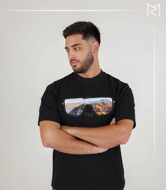 YVN | Thru Our Glasses Tee Black Color