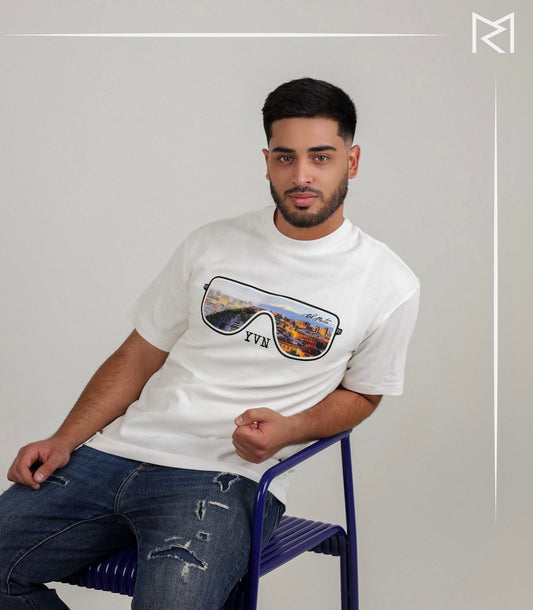 YVN | Thru Our Glasses Tee White Color