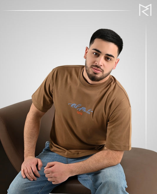 1915 Forever Flower Tee Brown Color