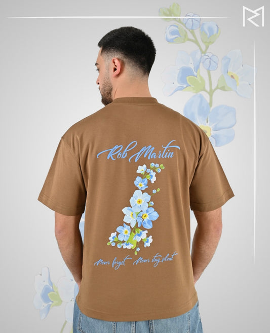 1915 Forever Flower Tee Brown Color