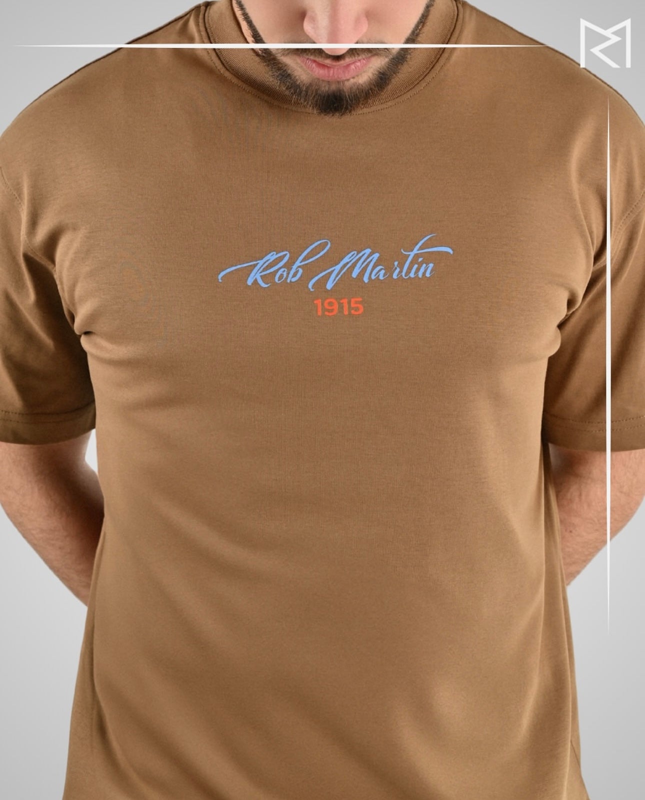 1915 Forever Flower Tee Brown Color