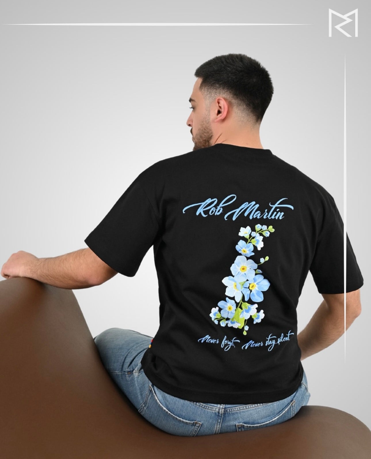 1915 Forever Flower Tee Black Color