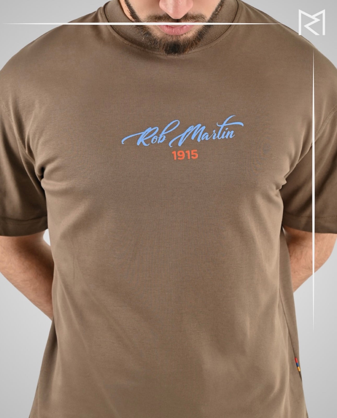 1915 Forever Flower Tee Earthy Brown Color